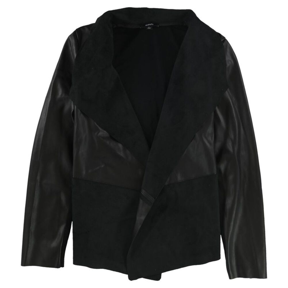 Alfani Womens Petite Mixed Media Jacket, NWT